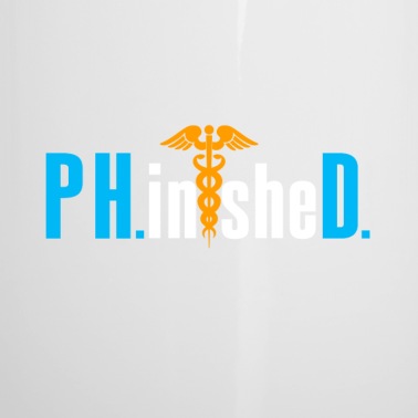 Abschluss Emaille Tasse - PHinisheD Abschluss