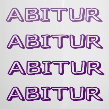 Abschluss Emaille Tasse - Abschluss