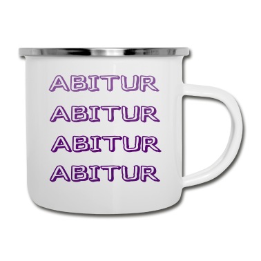 Abschluss Emaille Tasse - Abschluss