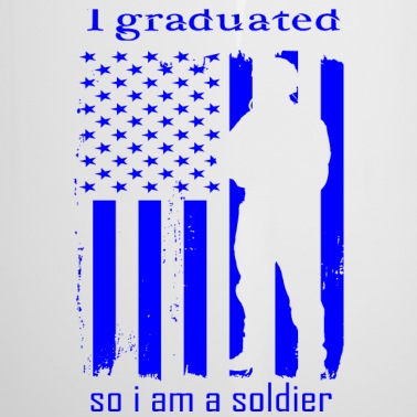 Abschluss Emaille Tasse - Ich habe einen Abschluss als Soldat gemacht