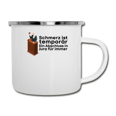 Abschluss Emaille Tasse - Abschluss in Jura