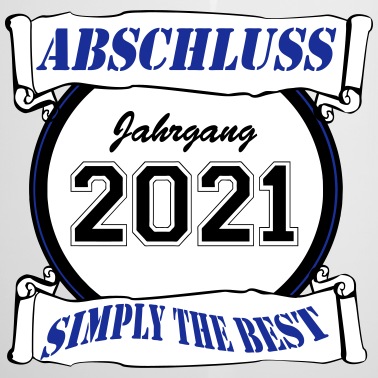Abschluss Emaille Tasse - Abschluss 2021 jahrgang