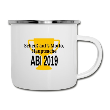 Abschluss Emaille Tasse - Abi, Abschluss, Matura | Design
