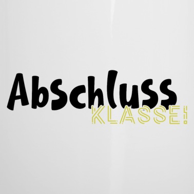 Abschluss Emaille Tasse - Schulabschluss Abschluss Klasse Geschenk