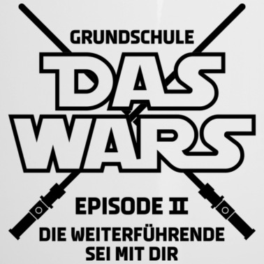 Abschluss Emaille Tasse - Star War Das Wars Schule Abschluss