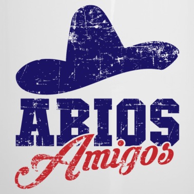 Abschluss Emaille Tasse - Abios Amigos Abschluss Geschenk