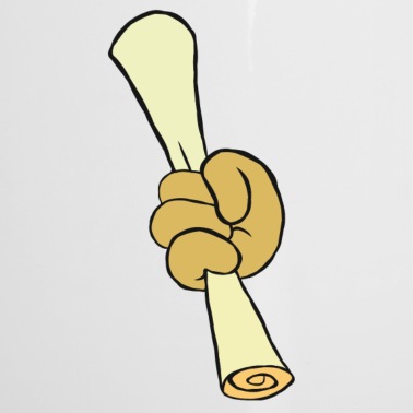 Abschluss Emaille Tasse - Zeugnis Abschluss Abschlussprüfung Schulabschluss