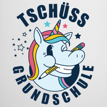 Abschluss Emaille Tasse - Grundschule Abschluss Tschüss Grundschule