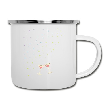 Abschluss Emaille Tasse - Abschluss 2021 | Geschenk Abi Real