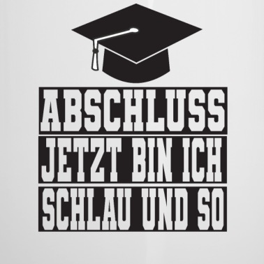 Abschluss Emaille Tasse - Abschluss Abitur Bachelor Master Prüfung Geschenk