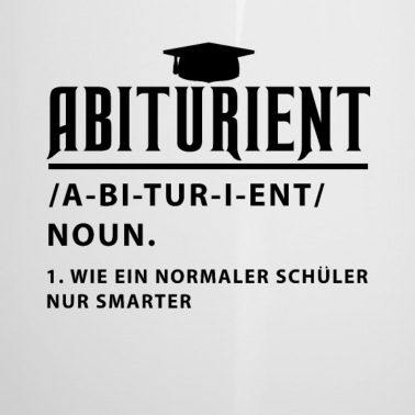 Abschluss Emaille Tasse - Abiturient Abi Gymnasium Abschluss Abitur
