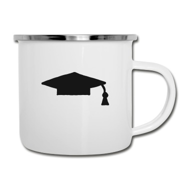 Abschluss Emaille Tasse - Diplom Schule Abschluss Abi Schulabschluss