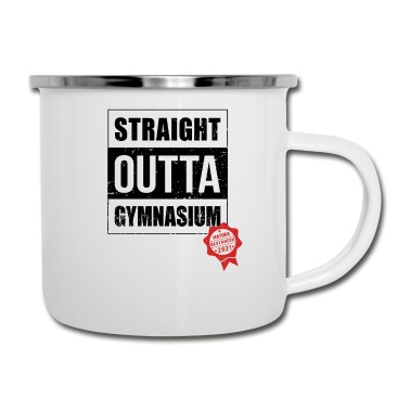 Abschluss Emaille Tasse - Matura Geschenk 2021 Matura Maturanten Abschluss