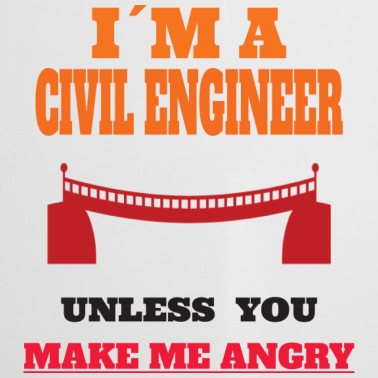 Abschluss Emaille Tasse - Bauingenieur Studium Abschluss