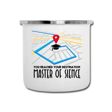 Abschluss Emaille Tasse - Matura Master Diplom Prüfung Bestanden Abschluss