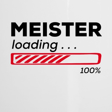 Abschluss Emaille Tasse - Meister Meisterschule Abschluss Geschenkidee