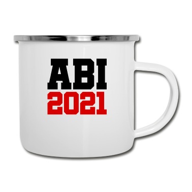 Abschluss Emaille Tasse - Abi 2021 - Abitur Gymnasium Abschluss Mit Abstand