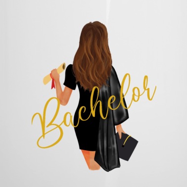 Abschluss Emaille Tasse - Bachelor Abschluss Uni Absolvent Frauen