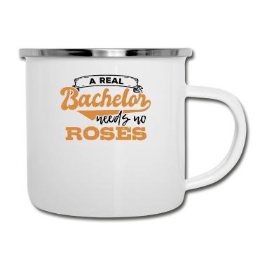 Abschluss Emaille Tasse - Abschluss Bachelor Master Rose Sponsion Geschenk