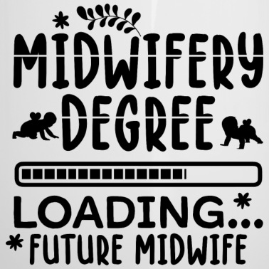 Abschluss Emaille Tasse - Hebammen Abschluss | Hebamme Schwanger Geschenk