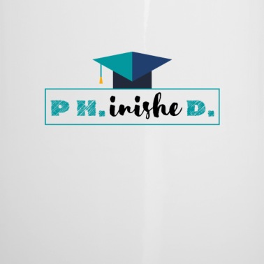 Abschluss Emaille Tasse - PH.inisheD. (Finished) | PhD Abschluss Geschenk