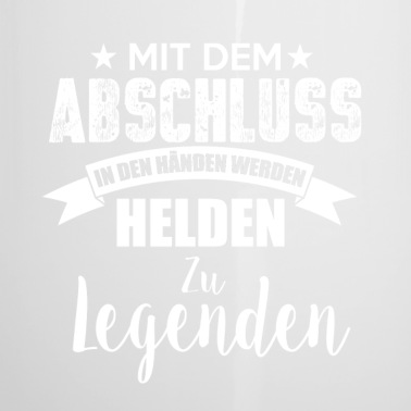 Abschluss Emaille Tasse - Abschluss Lehrer Schüler Schule Abitur Matura aus