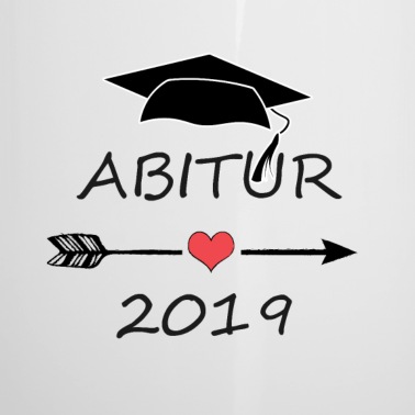Abschluss Emaille Tasse - Abitur Abschluss Geschenkidee