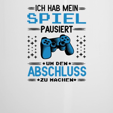 Abschluss Emaille Tasse - Gamer Abschluss für Zocker & Videospiele Fans
