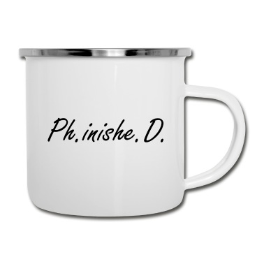 Abschluss Emaille Tasse - Abschluss Doktorarbeit Phd Student