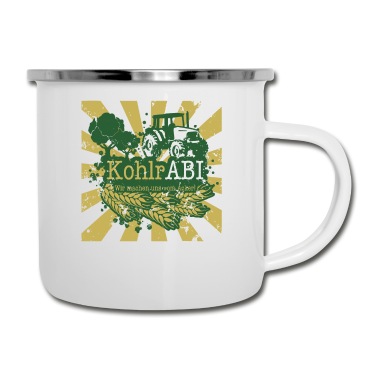 Abschluss Emaille Tasse - Lustige Abitur Abschluss Sprüche