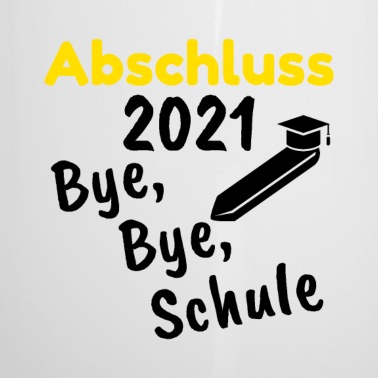 Abschluss Emaille Tasse - Abschluss Schule Geschenk Maturareise