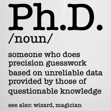 Abschluss Emaille Tasse - Phd Doktortitel Abschluss Degree