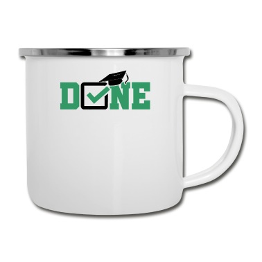 Abschluss Emaille Tasse - Bachelor Master Abschluss Promotion Sponsion Uni