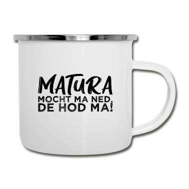 Abschluss Emaille Tasse - Matura Maturant Maturareise Abschluss