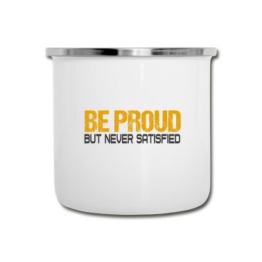 Abschluss Emaille Tasse - Stolze Zufrieden Ziel Abschluss Geschenk