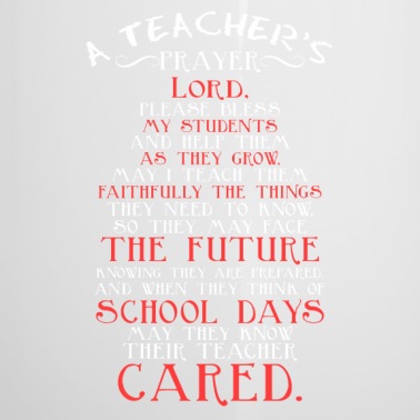 Abschluss Emaille Tasse - Gebet Lehrer Lehrerin Abschluss Geschenk