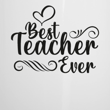 Abschluss Emaille Tasse - Beste Lehrerin der Welt Abschluss Spruch Geschenk