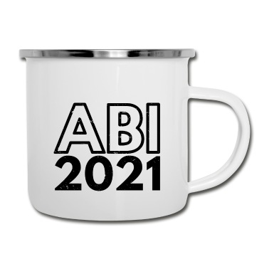 Abschluss Emaille Tasse - Abitur 2021 Motto Legende Abschluss Abiball Schule