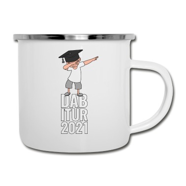 Abschluss Emaille Tasse - Abitur 2021 Abi Dabbing Abschluss Dabitur 2021
