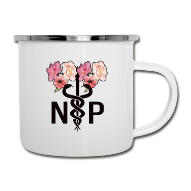 Abschluss Emaille Tasse - Nurse Practitioner Abschluss Krankenpflegerin