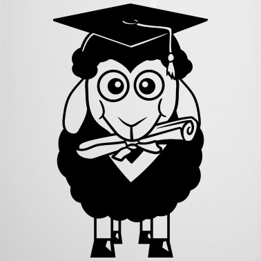 Abschluss Emaille Tasse - schulabschluss college abschluss schule bildung ab