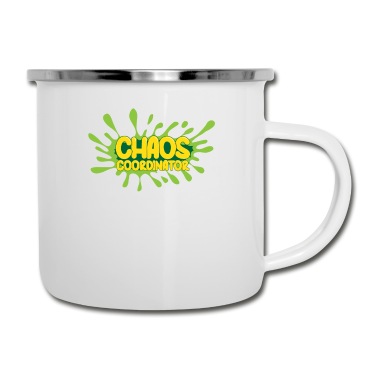 Abschluss Emaille Tasse - Chaos Koordinator Lehrer Lehrerin Abschluss Gesche