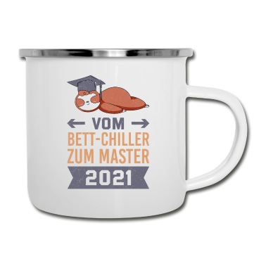 Abschluss Emaille Tasse - Abschluss Vom Bettchiller Zum Master 2021 Universi