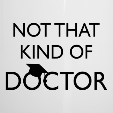 Abschluss Emaille Tasse - Doktor Abschluss Spruch Titel Geschenk