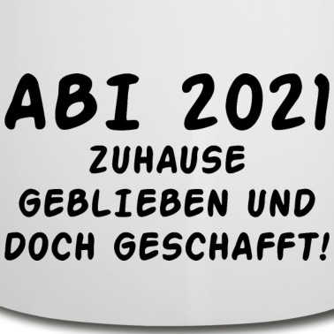 Abschluss Emaille Tasse - Abi Schule Geschenk Abschluss Bachelor