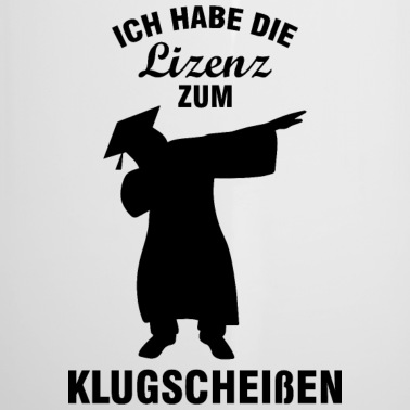 Abschluss Emaille Tasse - Klugscheißen Abschluss Certified Schule Bachelor
