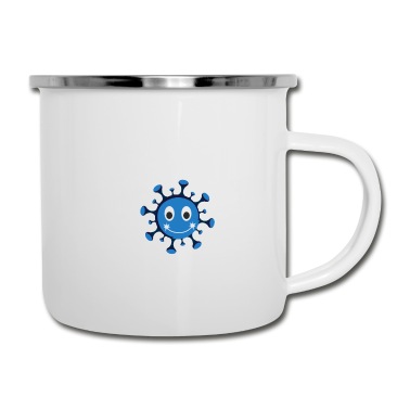 Abschluss Emaille Tasse - Abschluss Abi AK 2021 Corona