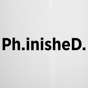 Abschluss Emaille Tasse - Student Phd Uni Abschluss Geschenk