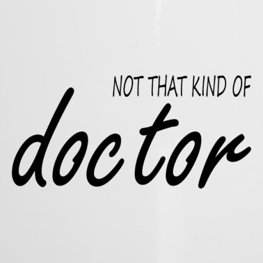 Abschluss Emaille Tasse - Doktor Abschluss Phd Spruch Geschenk