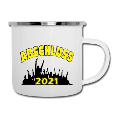 Abschluss Emaille Tasse - Abschluss Abi Jubel Feier 2021
